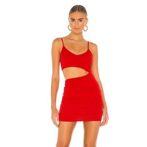Superdown Darcey Rouched Mini Dress